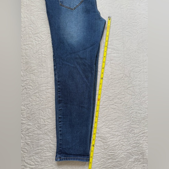 1822 Denim Blue Skinny Jeans with Stretch - Picture 7 of 8